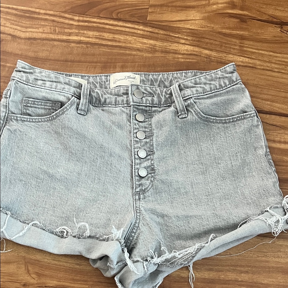 Universal Thread Light Gray Jean Shorts